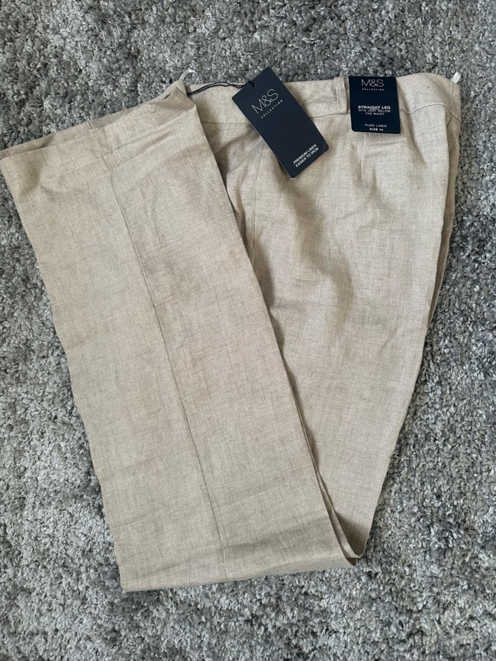 Marks and Spencer’s linen ladies trousers size 10 US